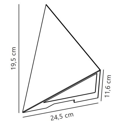 Nordlux - Екстериорен аплик KONIT 1xGU10/10W/230V IP44