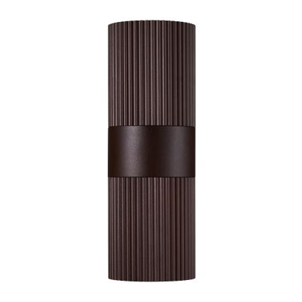 Nordlux - Екстериорен аплик KYKLOP 2xGU10/25W/230V IP54 кафяв