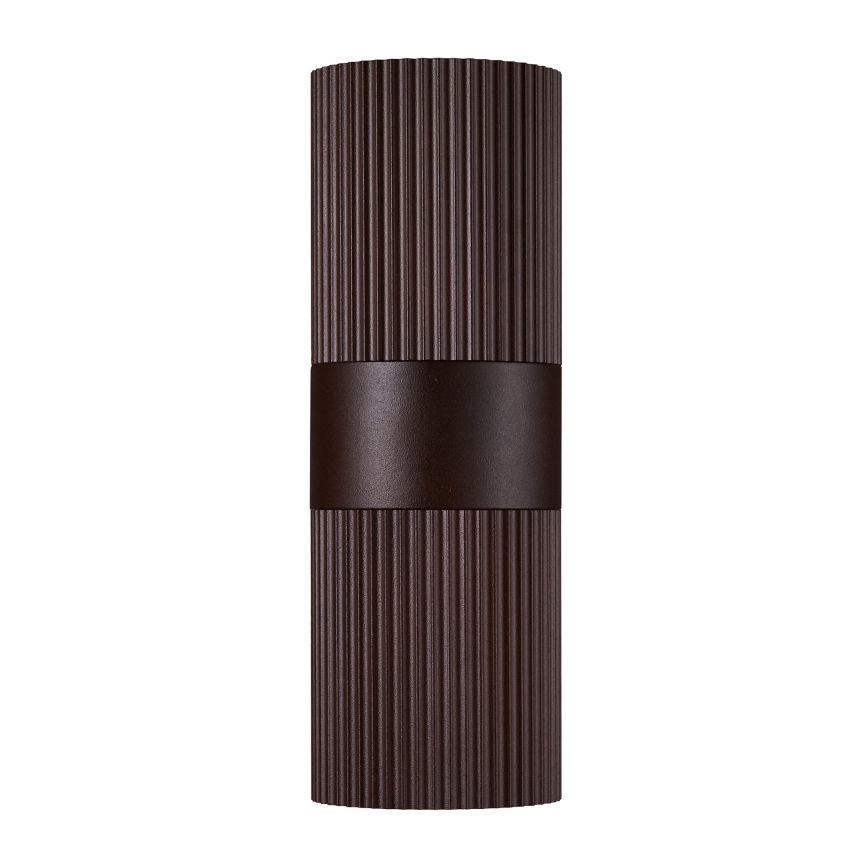 Nordlux - Екстериорен аплик KYKLOP 2xGU10/25W/230V IP54 кафяв