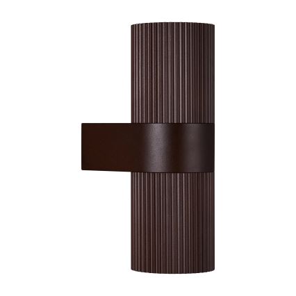 Nordlux - Екстериорен аплик KYKLOP 2xGU10/25W/230V IP54 кафяв