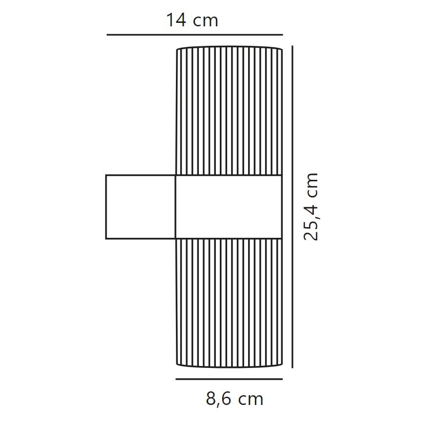 Nordlux - Екстериорен аплик KYKLOP 2xGU10/25W/230V IP54 кафяв