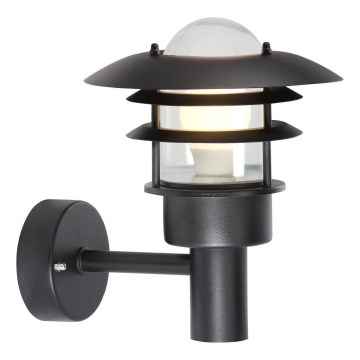 Nordlux - Екстериорен аплик LONSTRUP 1xE27/60W/230V IP44 черен