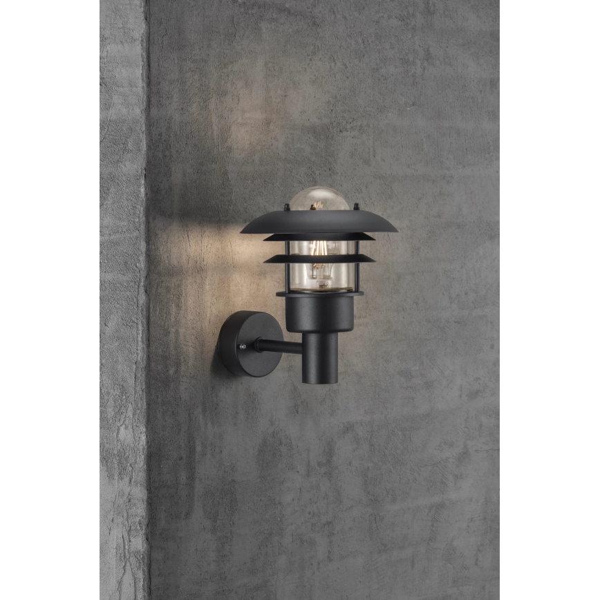 Nordlux - Екстериорен аплик LONSTRUP 1xE27/60W/230V IP44 черен