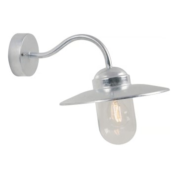 Nordlux - Екстериорен аплик LUXEMBOURG 1xE27/60W/230V IP54 сребрист
