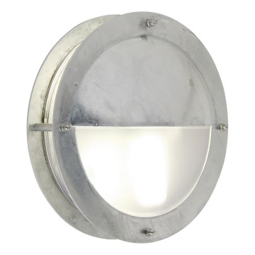 Nordlux - Екстериорен аплик MALTA 1xE27/60W/230V IP54 сребрист