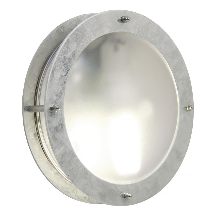 Nordlux - Екстериорен аплик MALTA 1xE27/60W/230V сребрист