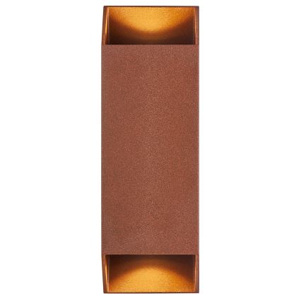 Nordlux - Екстериорен аплик NICO 2xGU10/25W/230V IP54 кафяв