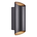 Nordlux - Екстериорен аплик NICO 2xGU10/35W/230V IP54 черен