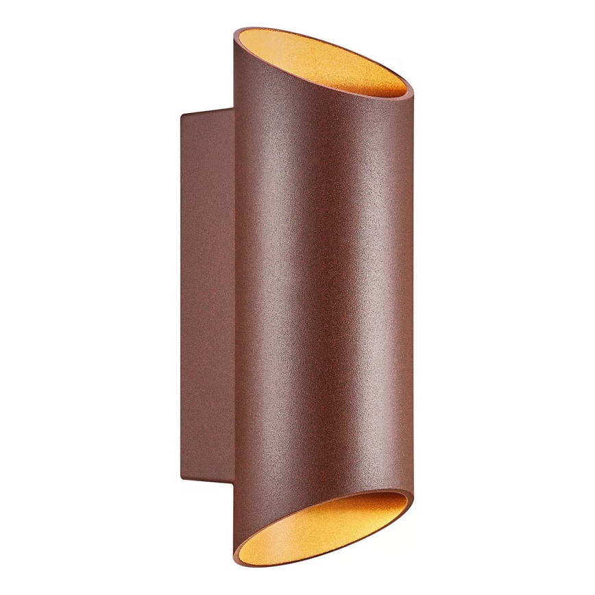 Nordlux - Екстериорен аплик NICO 2xGU10/35W/230V IP54 кафяв