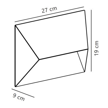 Nordlux - Екстериорен аплик PONTIO 2xGU10/25W/230V IP54