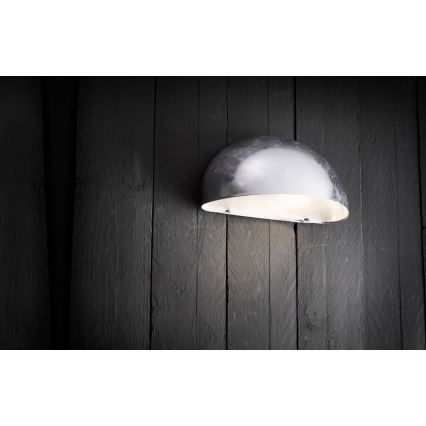 Nordlux - Екстериорен аплик SCORPIUS 1xE14/40W/230V IP33 сребрист
