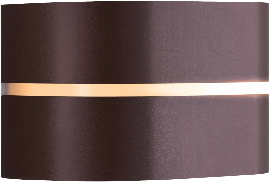 Nordlux - Екстериорен аплик SIBELIS 1xE27/10W/230V IP44 кафяв
