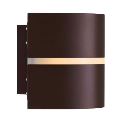 Nordlux - Екстериорен аплик SIBELIS 1xE27/10W/230V IP44 кафяв