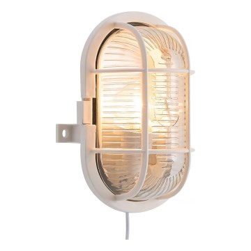 Nordlux - Екстериорен аплик SKOTLAMPE 1xE27/60W/230V IP44 бял