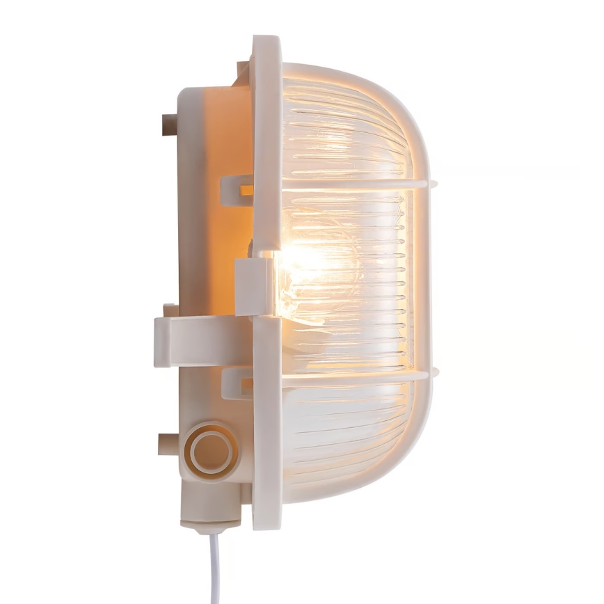 Nordlux - Екстериорен аплик SKOTLAMPE 1xE27/60W/230V IP44 бял