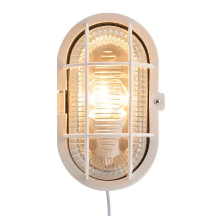 Nordlux - Екстериорен аплик SKOTLAMPE 1xE27/60W/230V IP44 бял