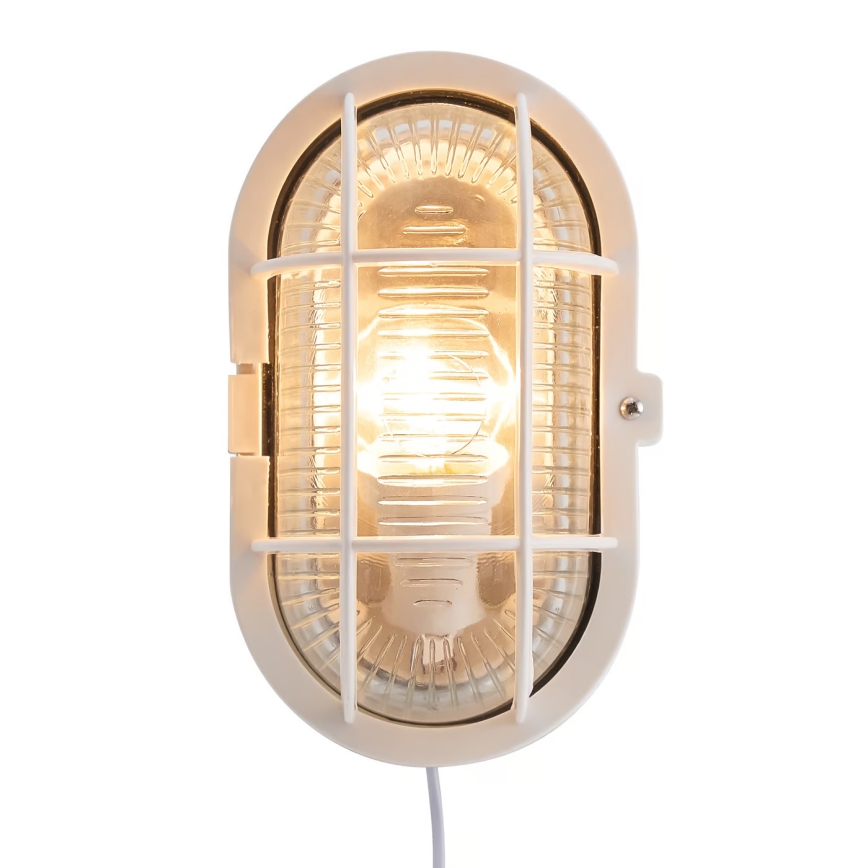 Nordlux - Екстериорен аплик SKOTLAMPE 1xE27/60W/230V IP44 бял