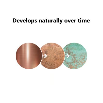 Nordlux - Екстериорен аплик със сензор BLOKHUS 1xE27/60W/230V IP54 меден