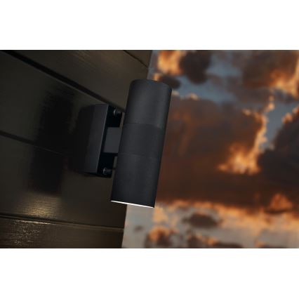 Nordlux - Екстериорен аплик TIN 2xGU10/35W/230V IP54 черен