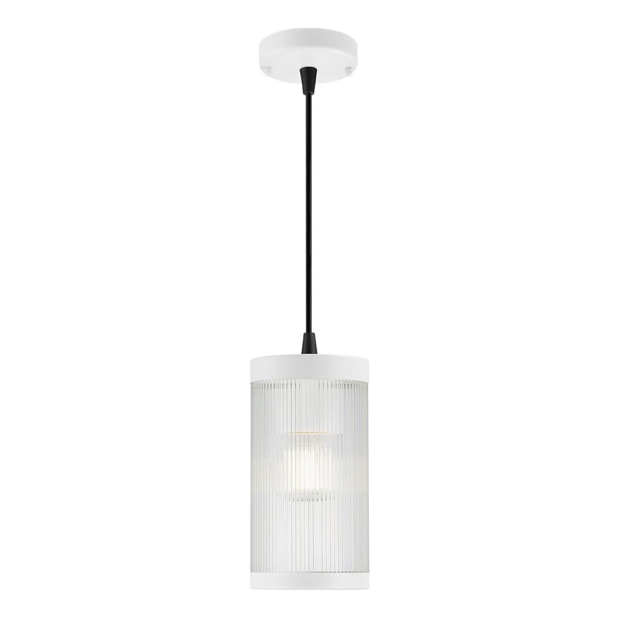 Nordlux - Екстериорен пендел COUPAR 1xE27/25W/230V IP33 бял