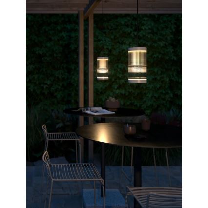 Nordlux - Екстериорен пендел COUPAR 1xE27/25W/230V IP33 бял
