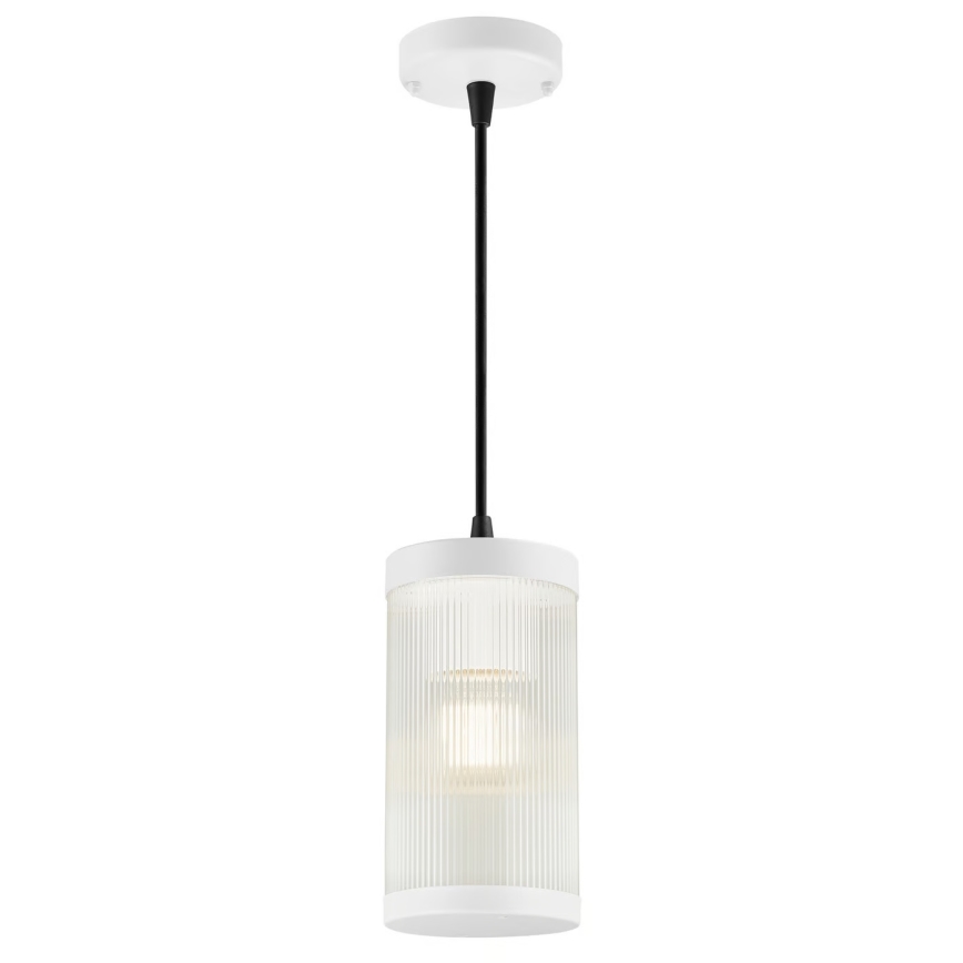Nordlux - Екстериорен пендел COUPAR 1xE27/25W/230V IP33 бял