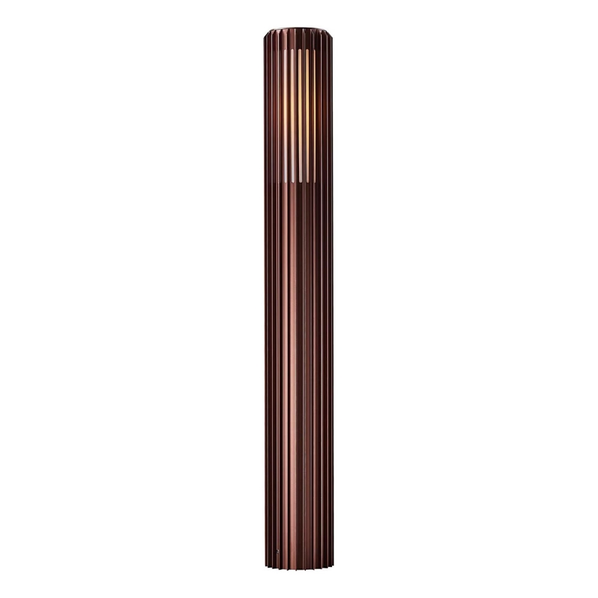 Nordlux - Екстериорна лампа ALUDRA 1xE27/15W/230V IP44 кафяв 95,4 см