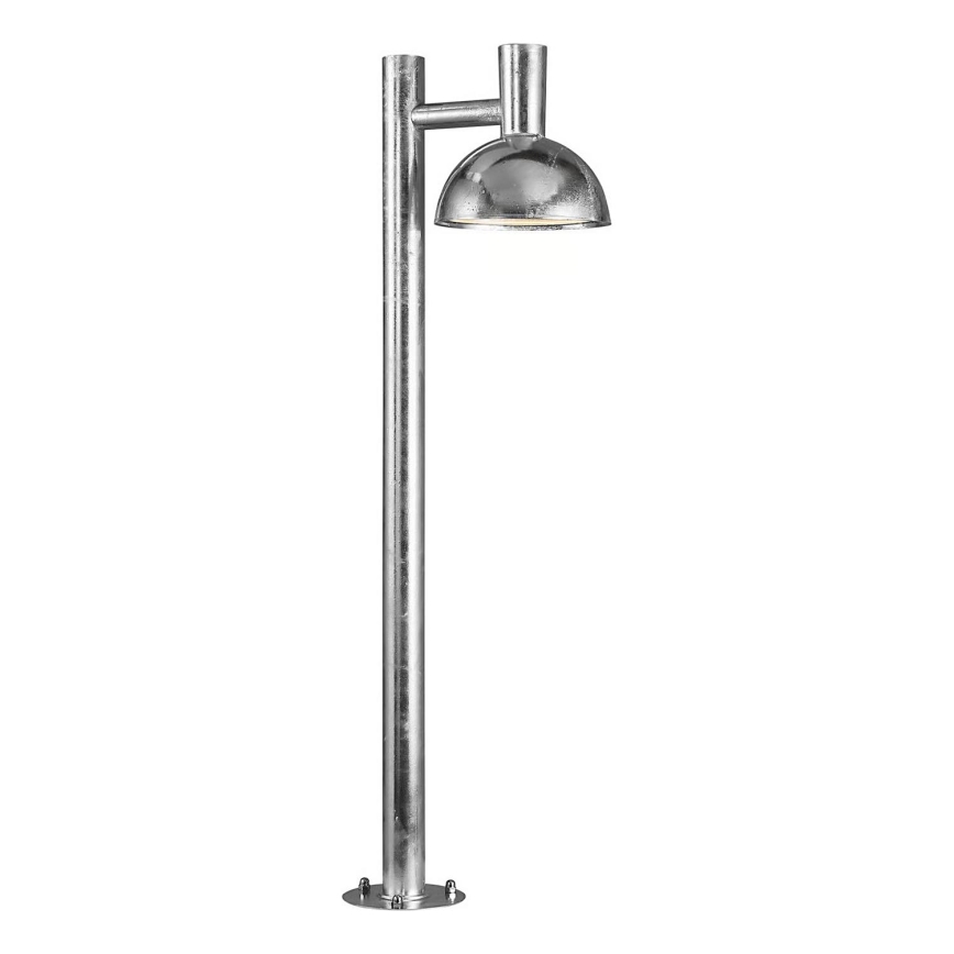 Nordlux - Екстериорна лампа ARKI 1xE27/20W/230V IP54 100 см сребрист
