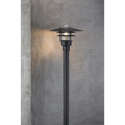 Nordlux - Екстериорна лампа LONSTRUP 1xE27/60W/230V IP44 черен 116 см