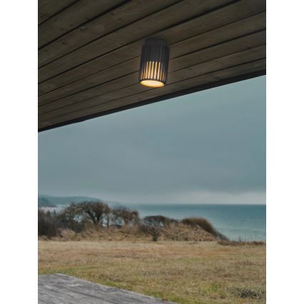 Nordlux - Екстериорна лампа за таван ALUDRA 1xE27/15W/230V антрацит