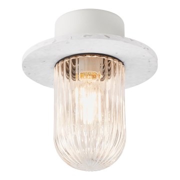 Nordlux - Екстериорна лампа за таван JANUKA 1xE27/60W/230V IP54 бял