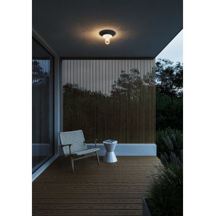 Nordlux - Екстериорна лампа за таван JANUKA 1xE27/60W/230V IP54 бял