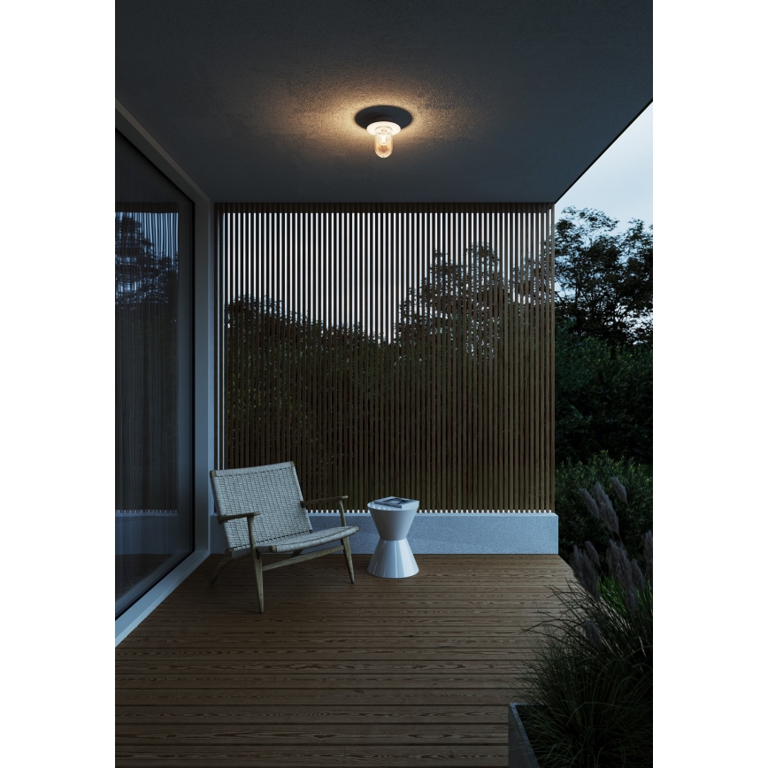 Nordlux - Екстериорна лампа за таван JANUKA 1xE27/60W/230V IP54 бял