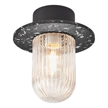 Nordlux - Екстериорна лампа за таван JANUKA 1xE27/60W/230V IP54 черен