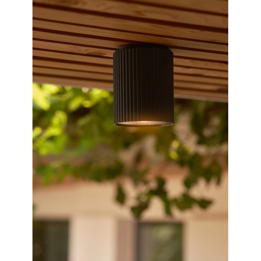 Nordlux - Екстериорна лампа за таван KYKLOP 1xGU10/15W/230V IP54 черен