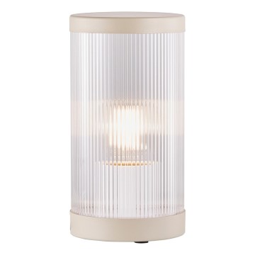Nordlux - Екстериорна настолна лампа COUPAR 1xE27/25W/230V IP54 бежов