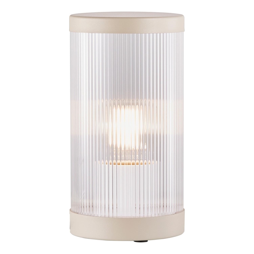 Nordlux - Екстериорна настолна лампа COUPAR 1xE27/25W/230V IP54 бежов