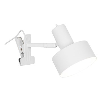 Nordlux - Лампа с щипка MATIS 1xE27/15W/230V бял
