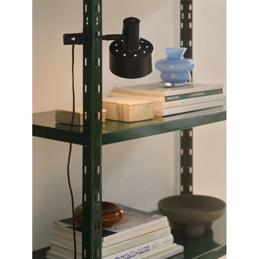 Nordlux - Лампа с щипка MATIS 1xE27/15W/230V черен