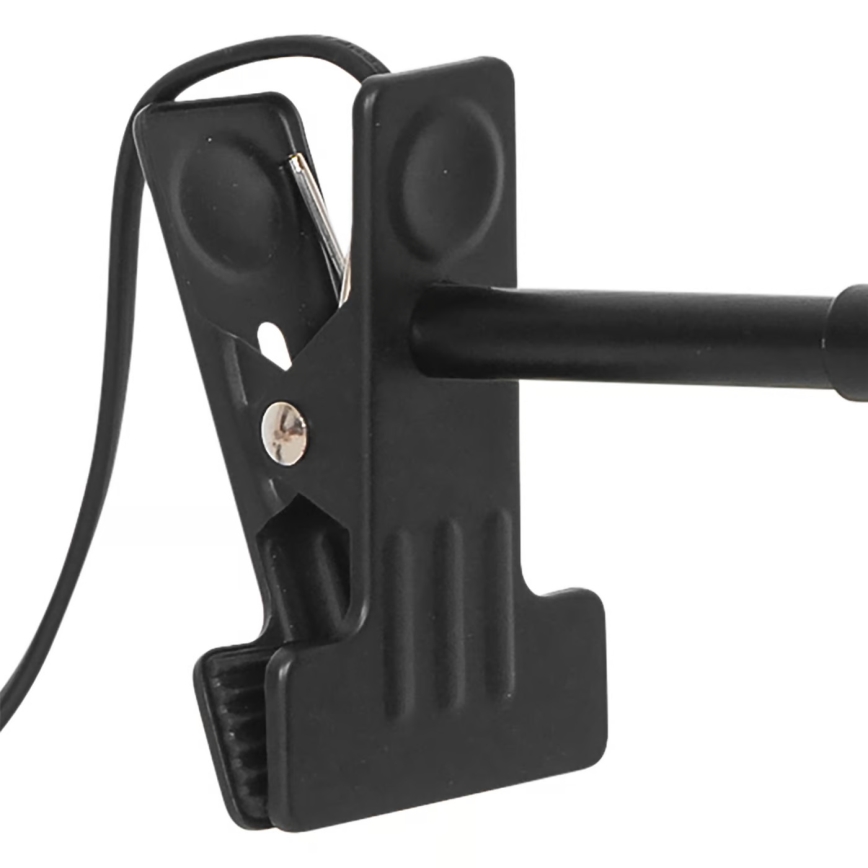 Nordlux - Лампа с щипка MATIS 1xE27/15W/230V черен