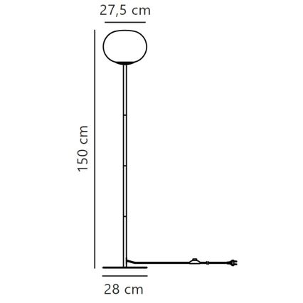 Nordlux - Лампион ALTON 1xE27/25W/230V златист