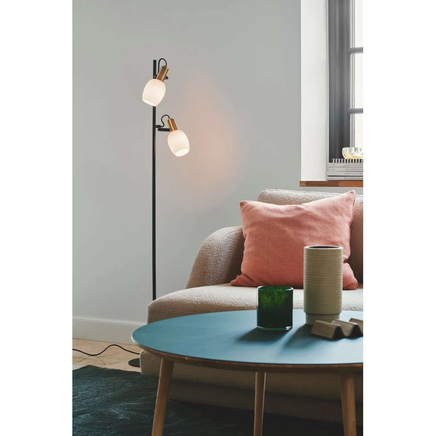 Nordlux - Лампион ARILD 2xE14/40W/230V черен