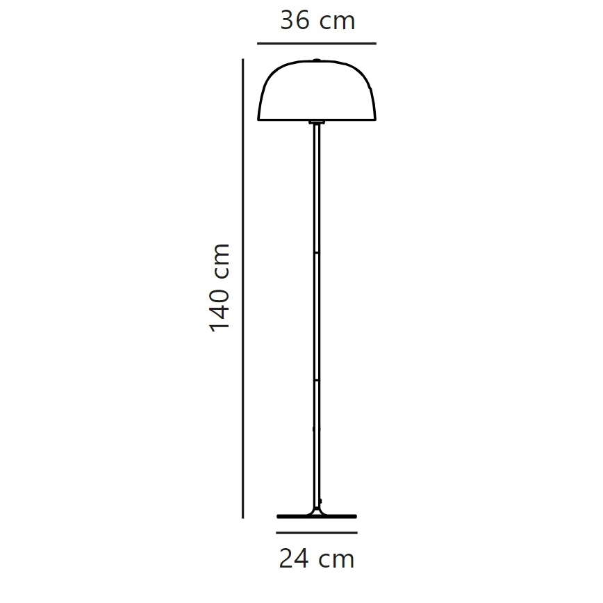 Nordlux - Лампион CERA 1xE27/60W/230V златист