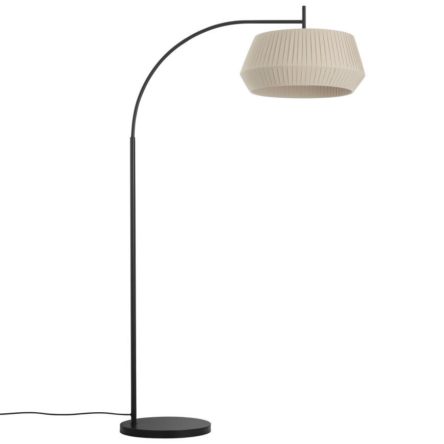 Nordlux - Лампион DICTE 1xE27/60W/230V черен/бежов