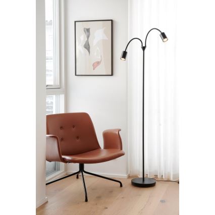 Nordlux - Лампион EXPLORE 2xGU10/7W/230V черен