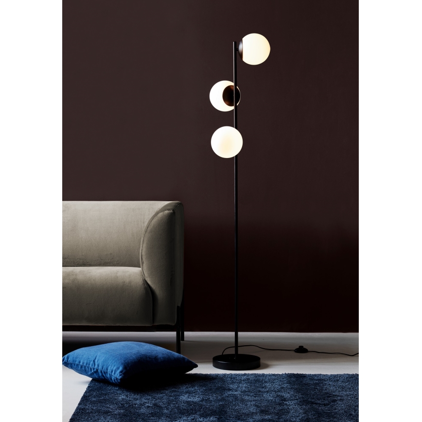 Nordlux - Лампион LILLY 3xE14/25W/230V черен