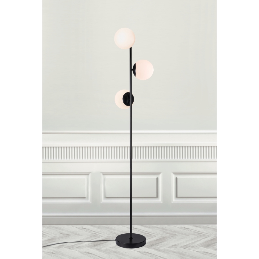 Nordlux - Лампион LILLY 3xE14/25W/230V черен