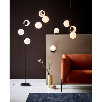 Nordlux - Лампион LILLY 3xE14/25W/230V черен