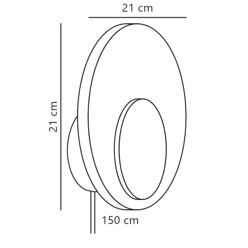Nordlux - LED Димируем аплик MARSI LED/7W/230V бял