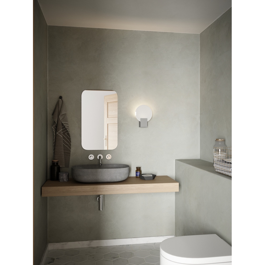Nordlux - LED Димируем аплик за баня HESTER LED/9,5W/230V IP44 бял